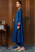 Ruksaan Navy Embroidred Yoke Kurta And Pant With Dupatta
